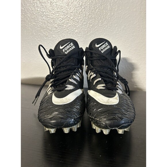 Nike Force Savage Elite TD Football Cleats Shoes Men\'s Black 880144-010 Sz 12 main image 7